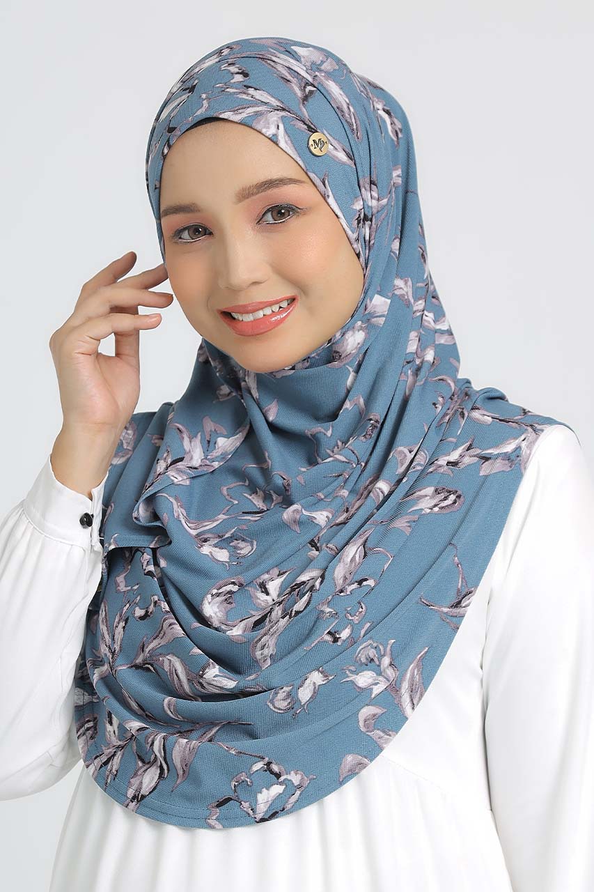 STELLA PRINTED IN AEGEAN BLUE