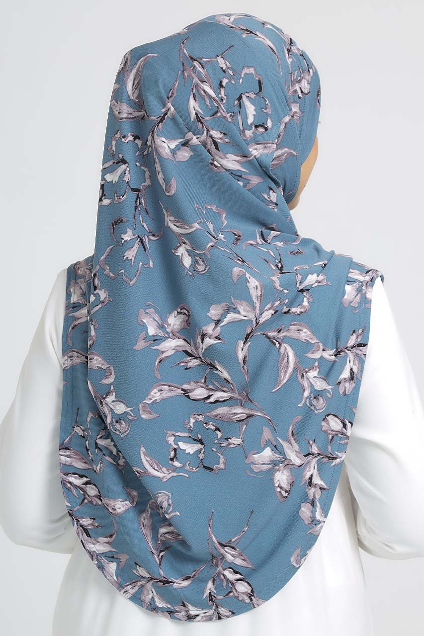 STELLA PRINTED IN AEGEAN BLUE
