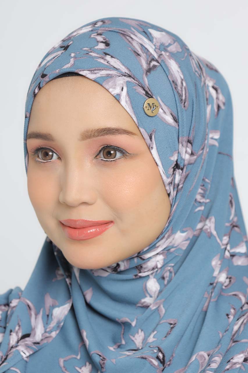 STELLA PRINTED IN AEGEAN BLUE