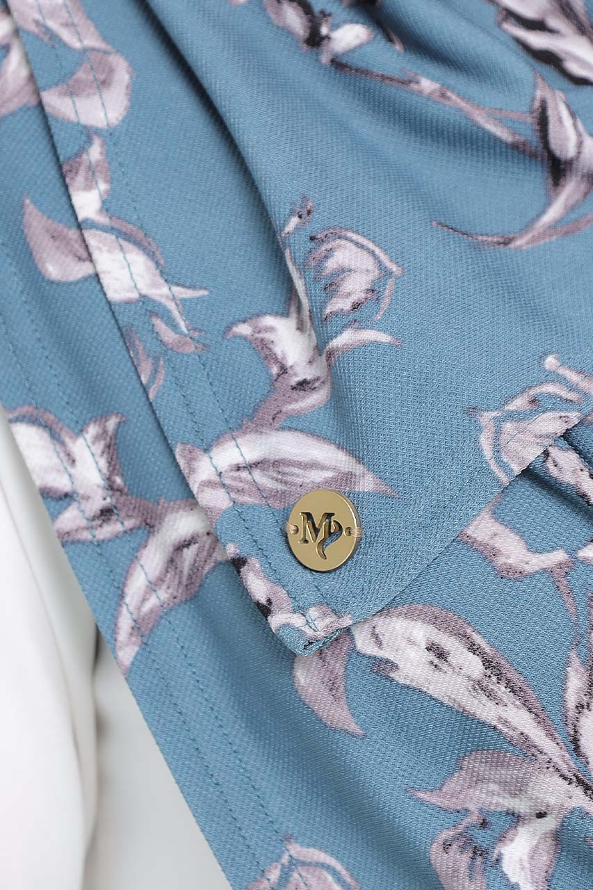 STELLA PRINTED IN AEGEAN BLUE