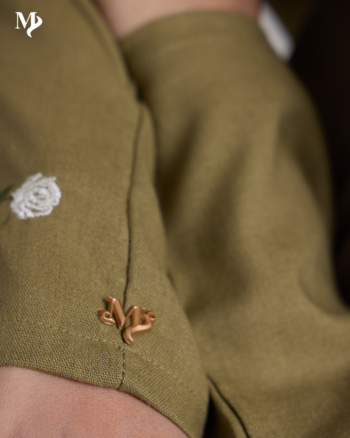 LAYLA LONG DRESS IN ARMY GREEN