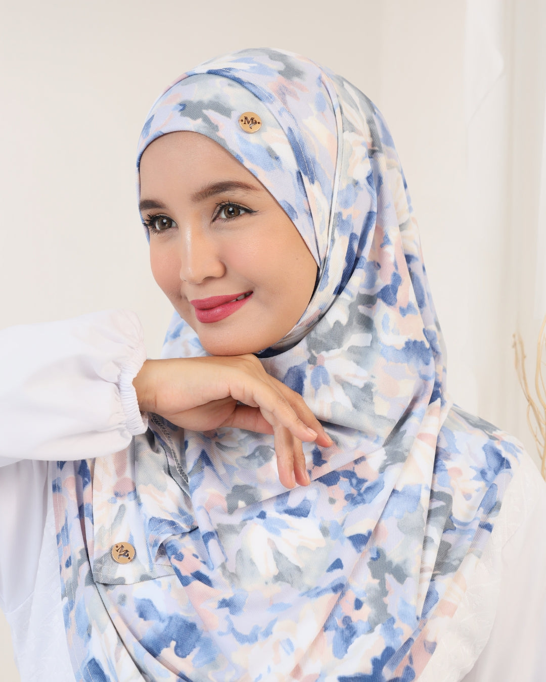 STELLA PRINTED IN BLUE ASH