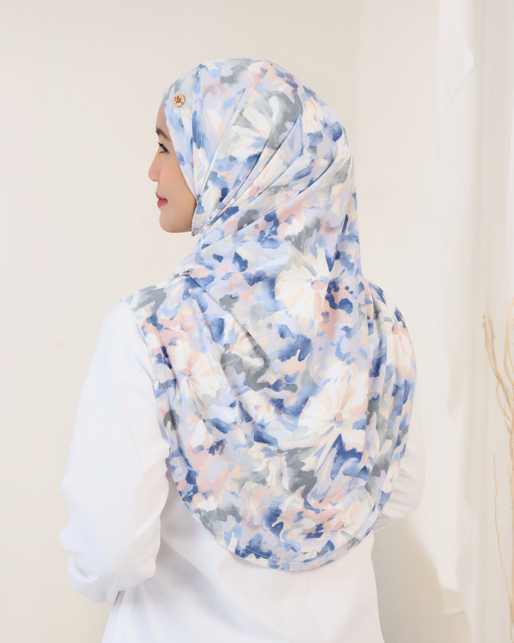 STELLA PRINTED IN BLUE ASH