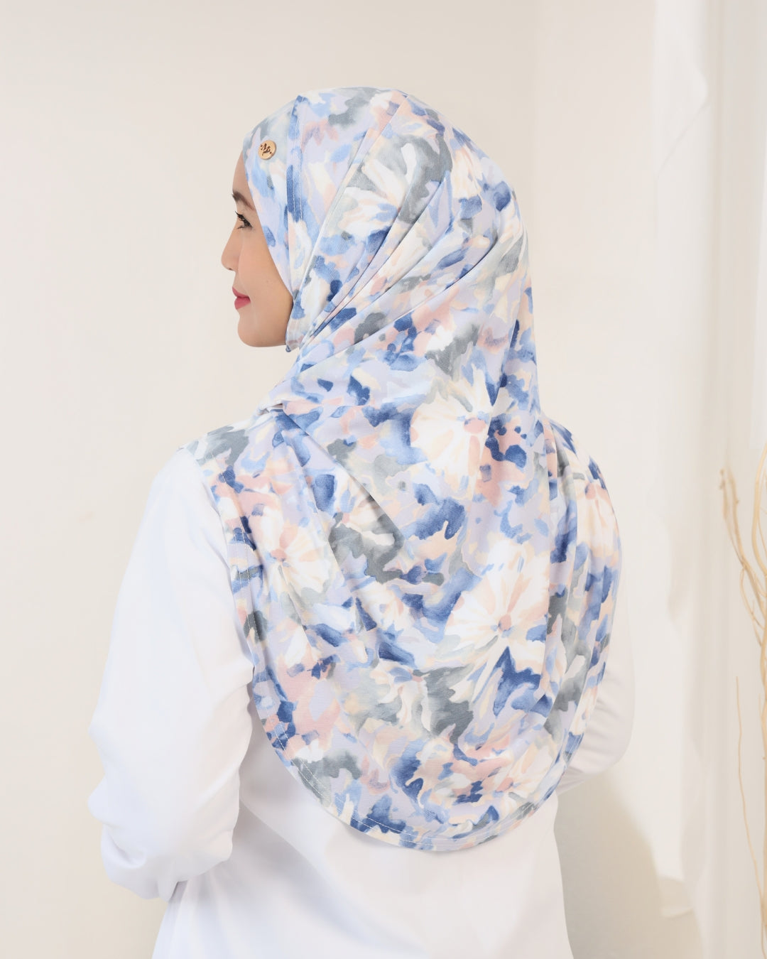 STELLA PRINTED IN BLUE ASH