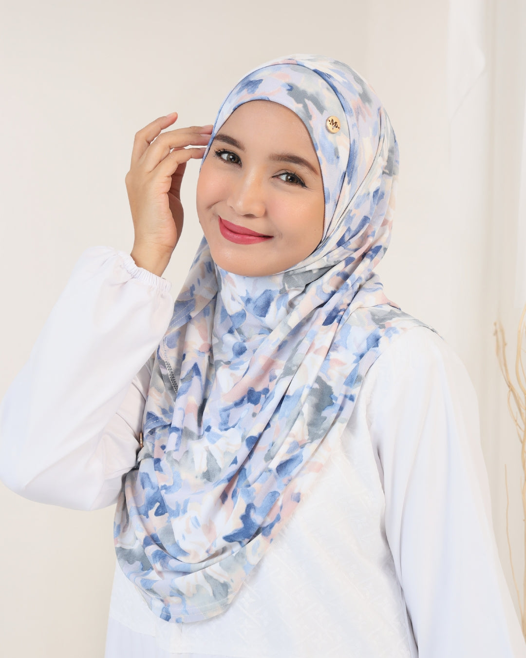 STELLA PRINTED IN BLUE ASH