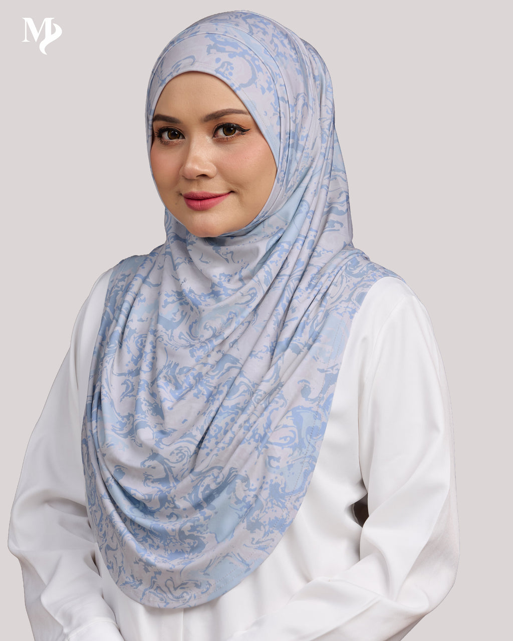ZARA PRINTED IN BLUE HAZE