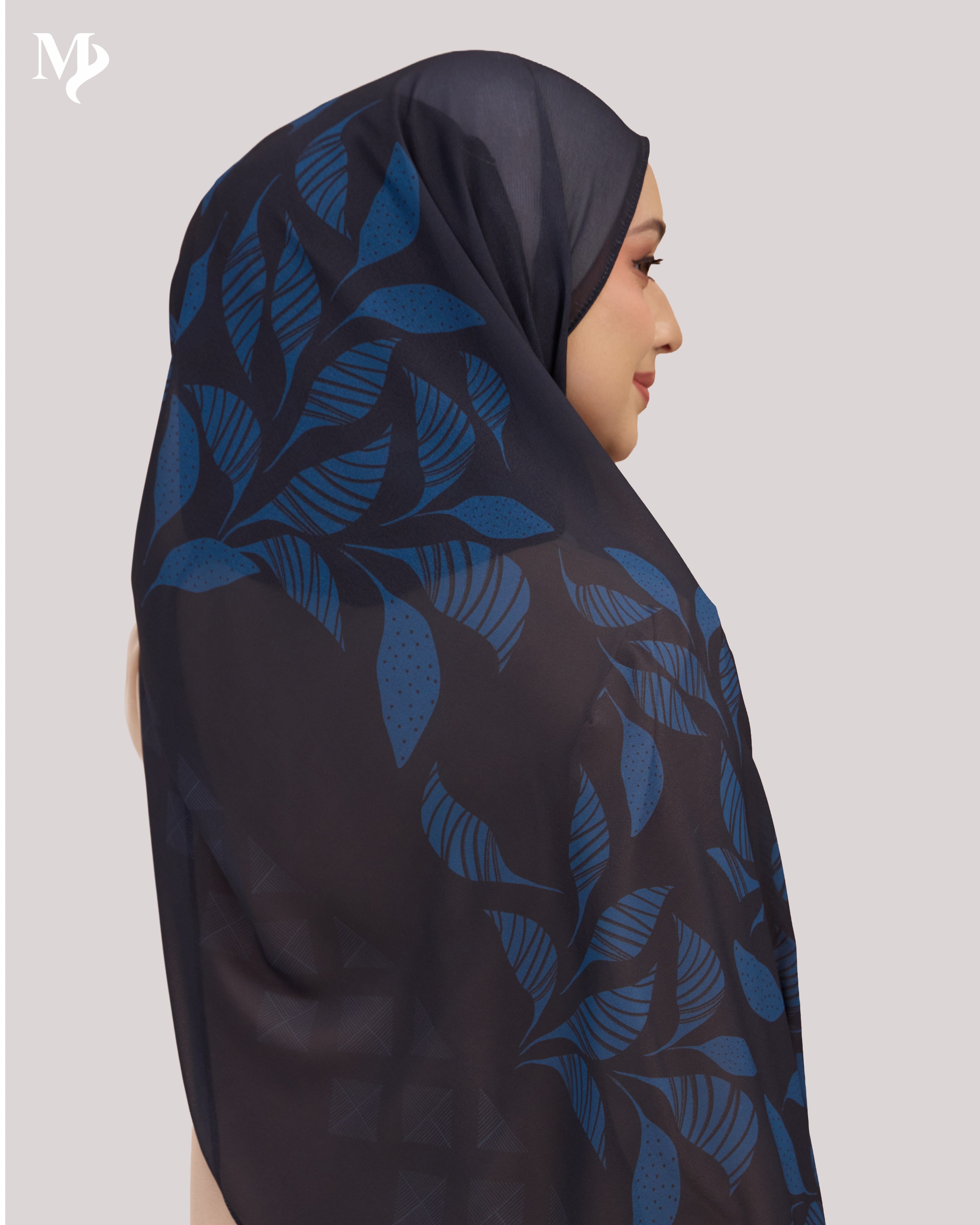 DALILA SHAWL IN BLUE IVY