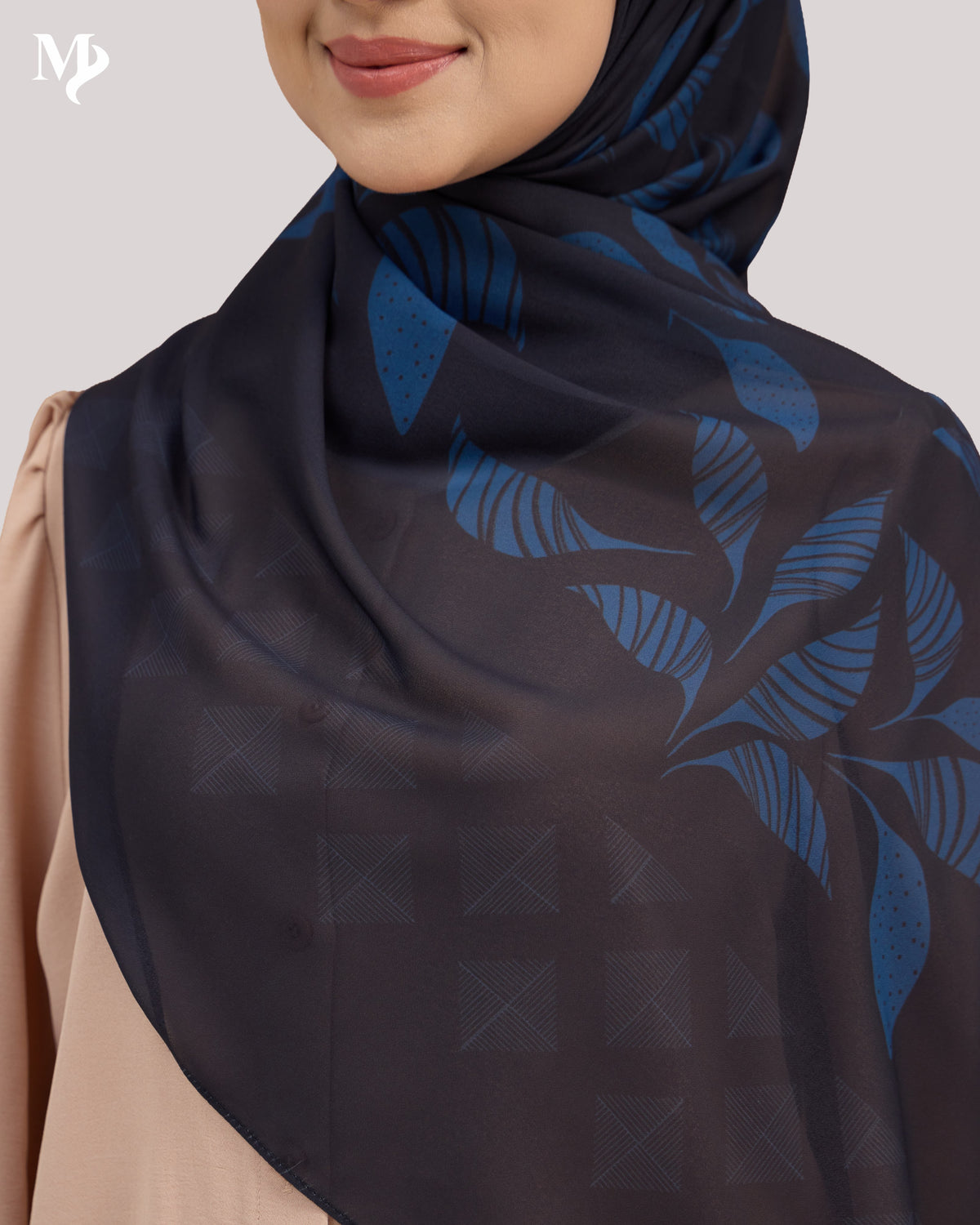 DALILA SHAWL IN BLUE IVY