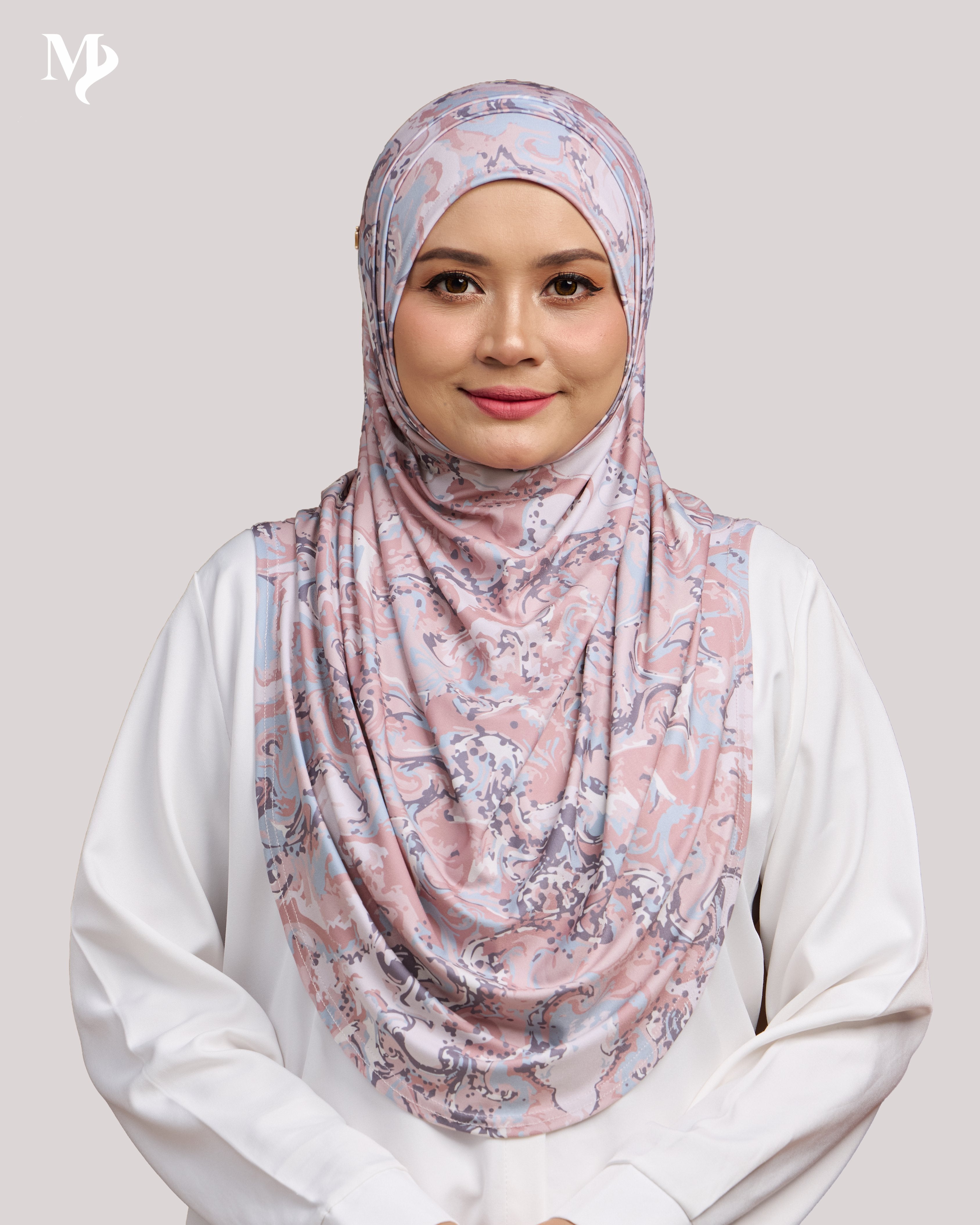 ZARA PRINTED IN BLUSH GRANITE