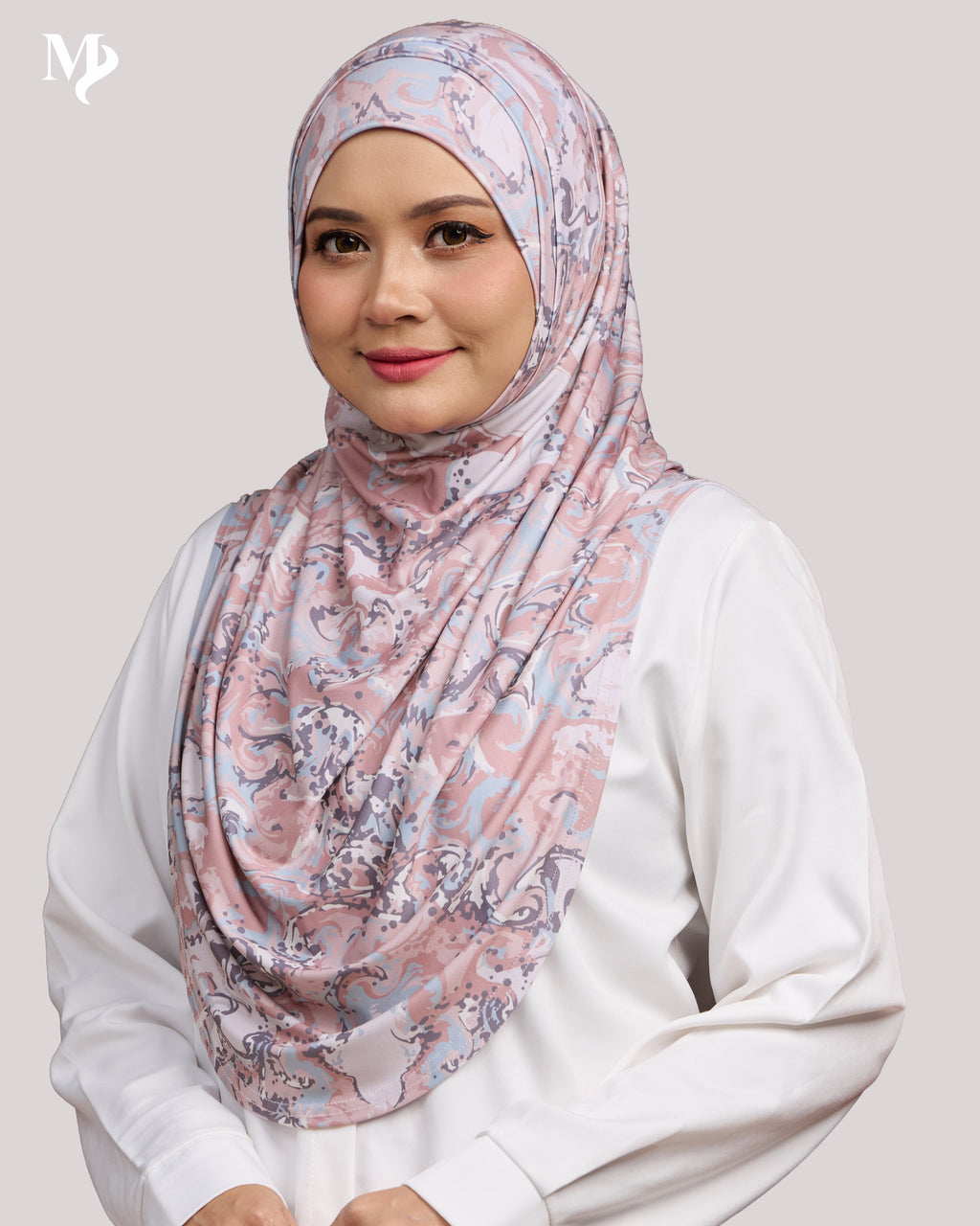 ZARA PRINTED IN BLUSH GRANITE