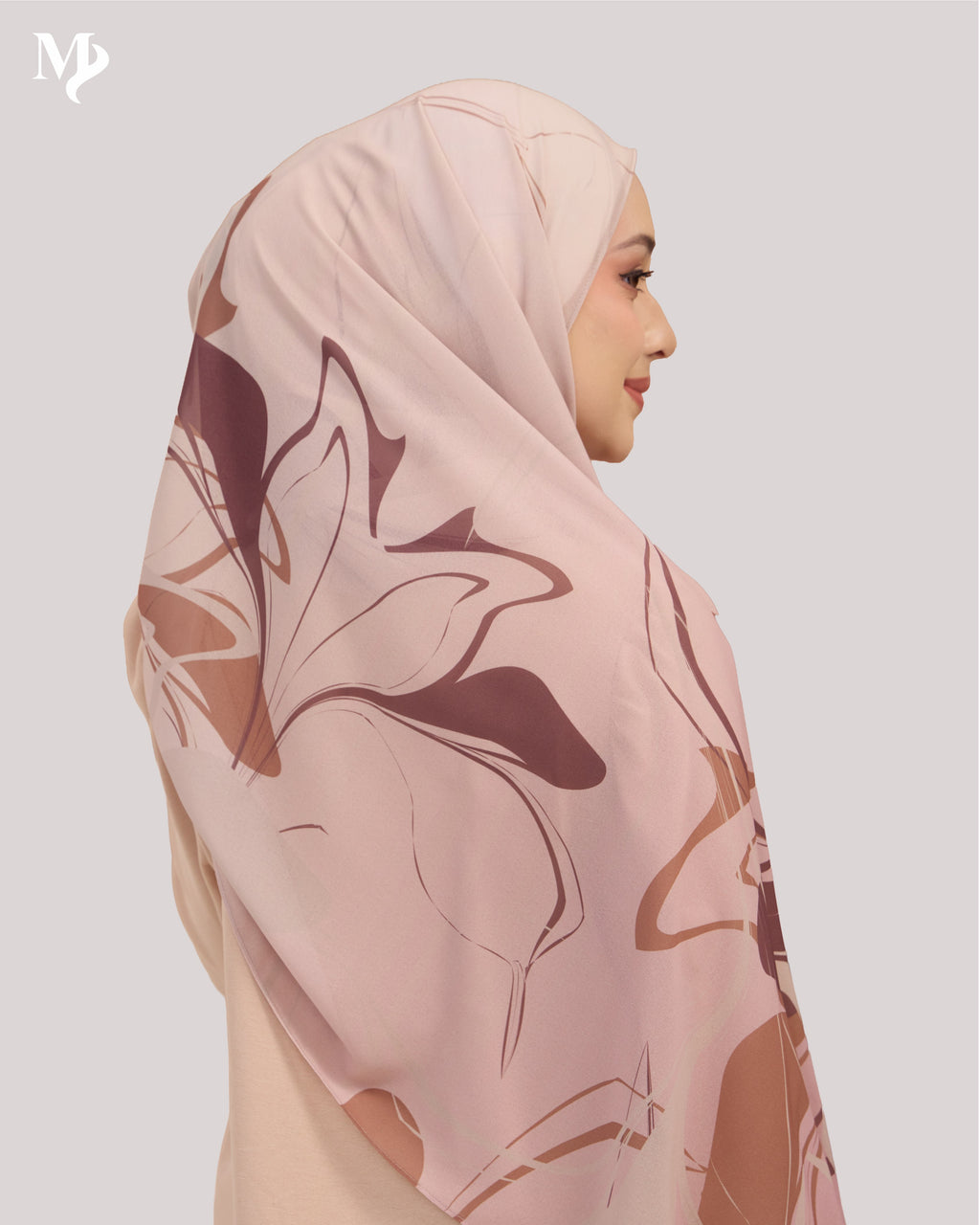 DALILA SHAWL IN BLUSH MARBLE