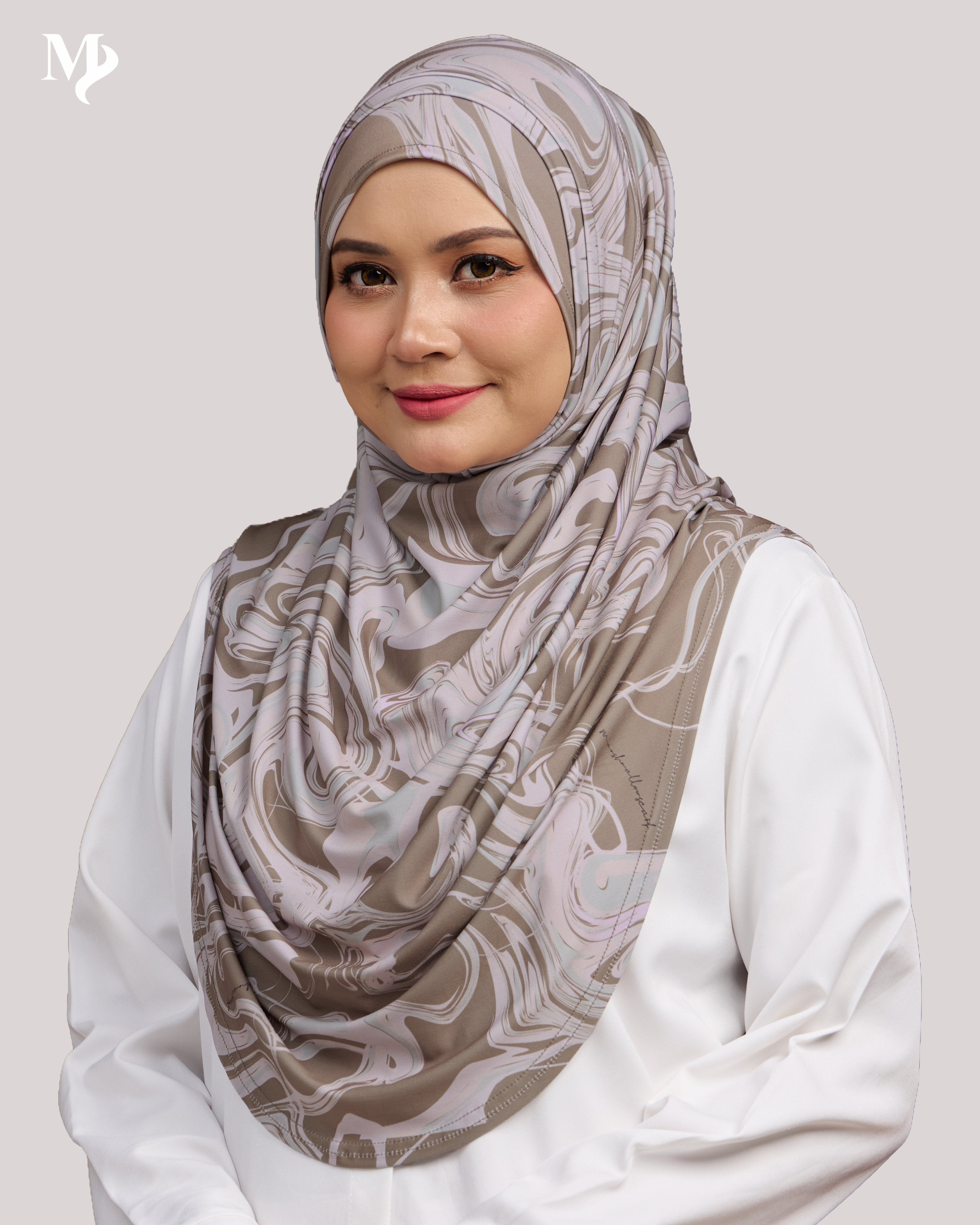 ZARA PRINTED IN CARAMEL SWIRL