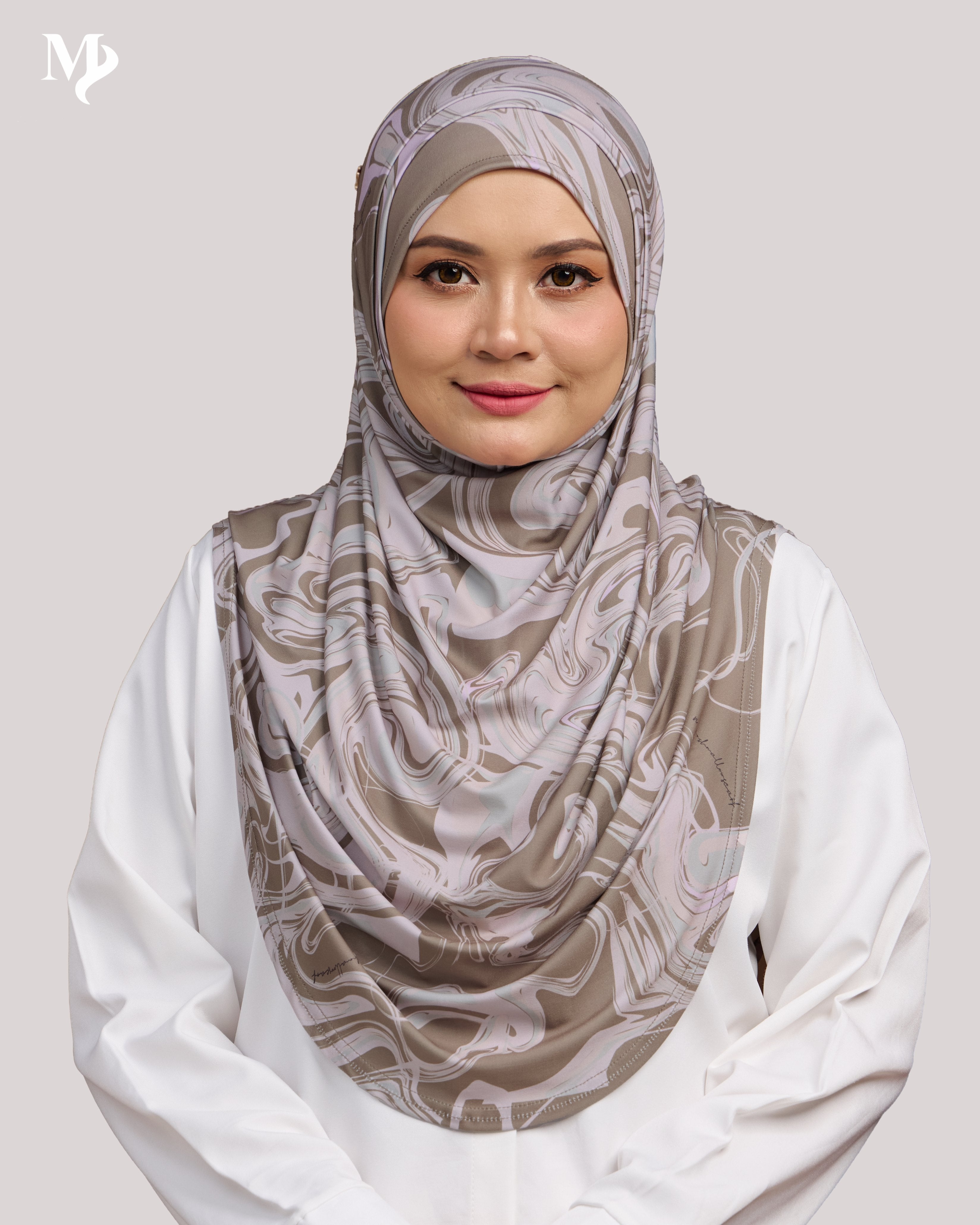 ZARA PRINTED IN CARAMEL SWIRL
