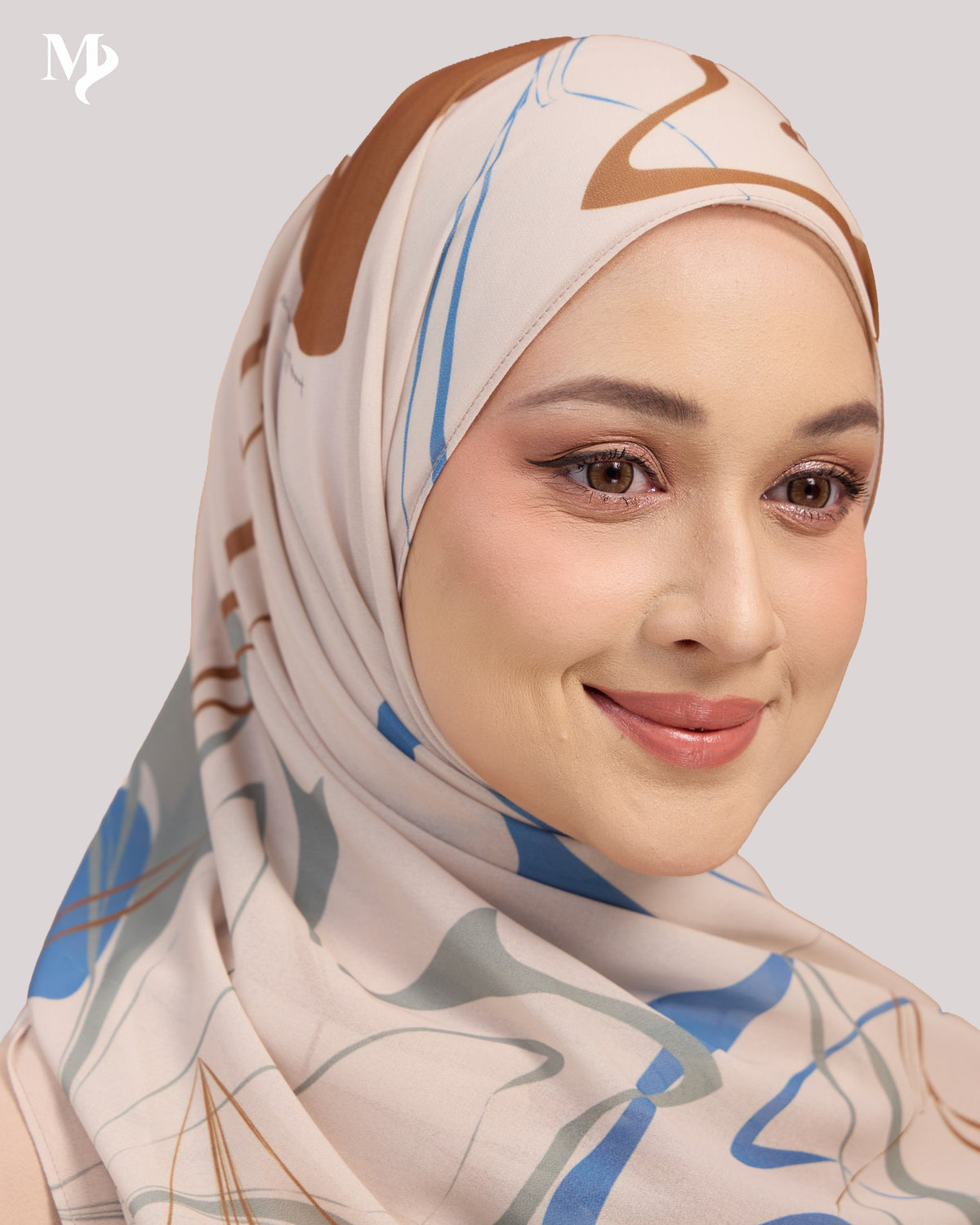 DALILA SHAWL IN CREAM MARBLE
