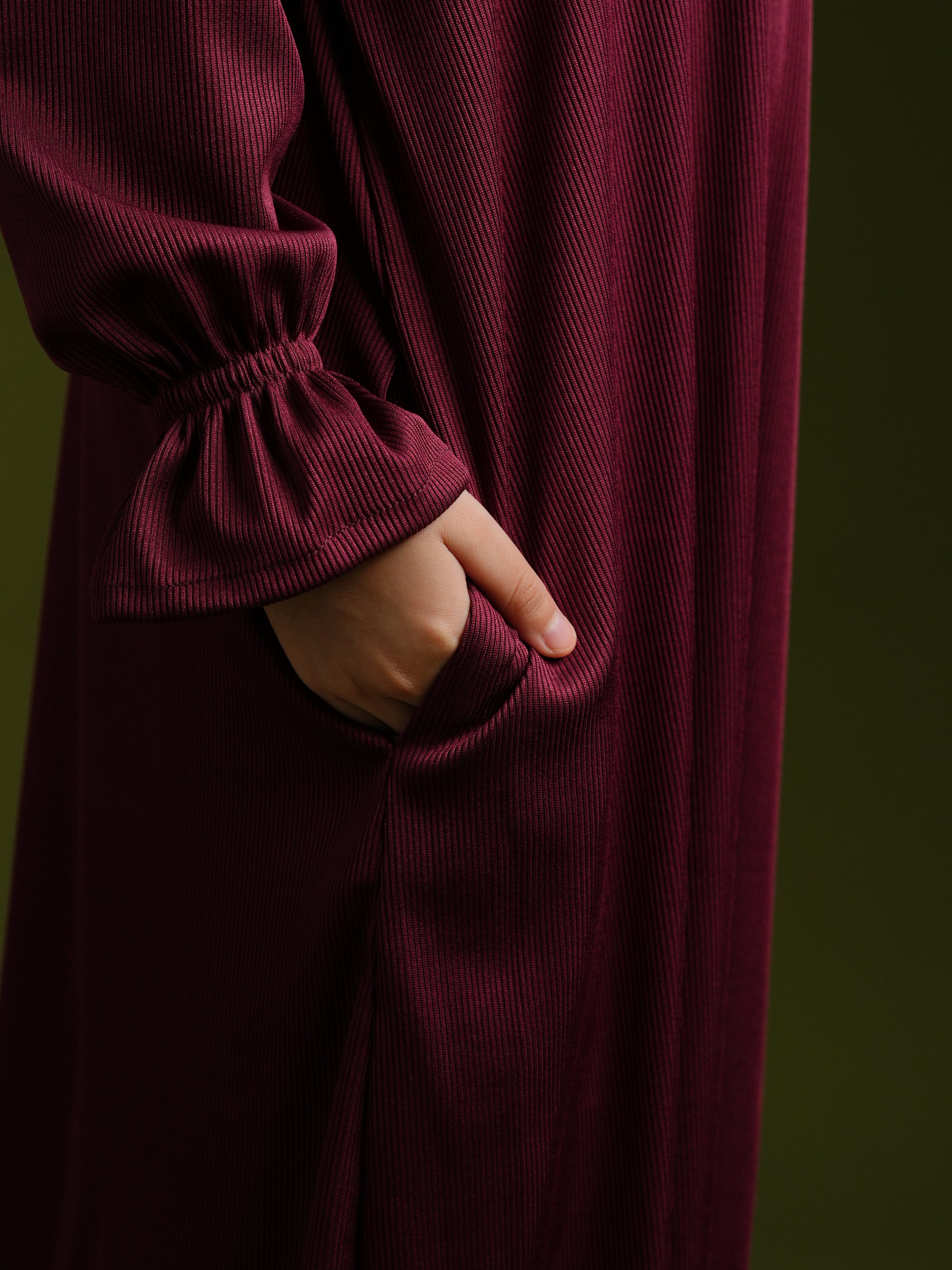 HIJRA KIDS IN DARK MAROON