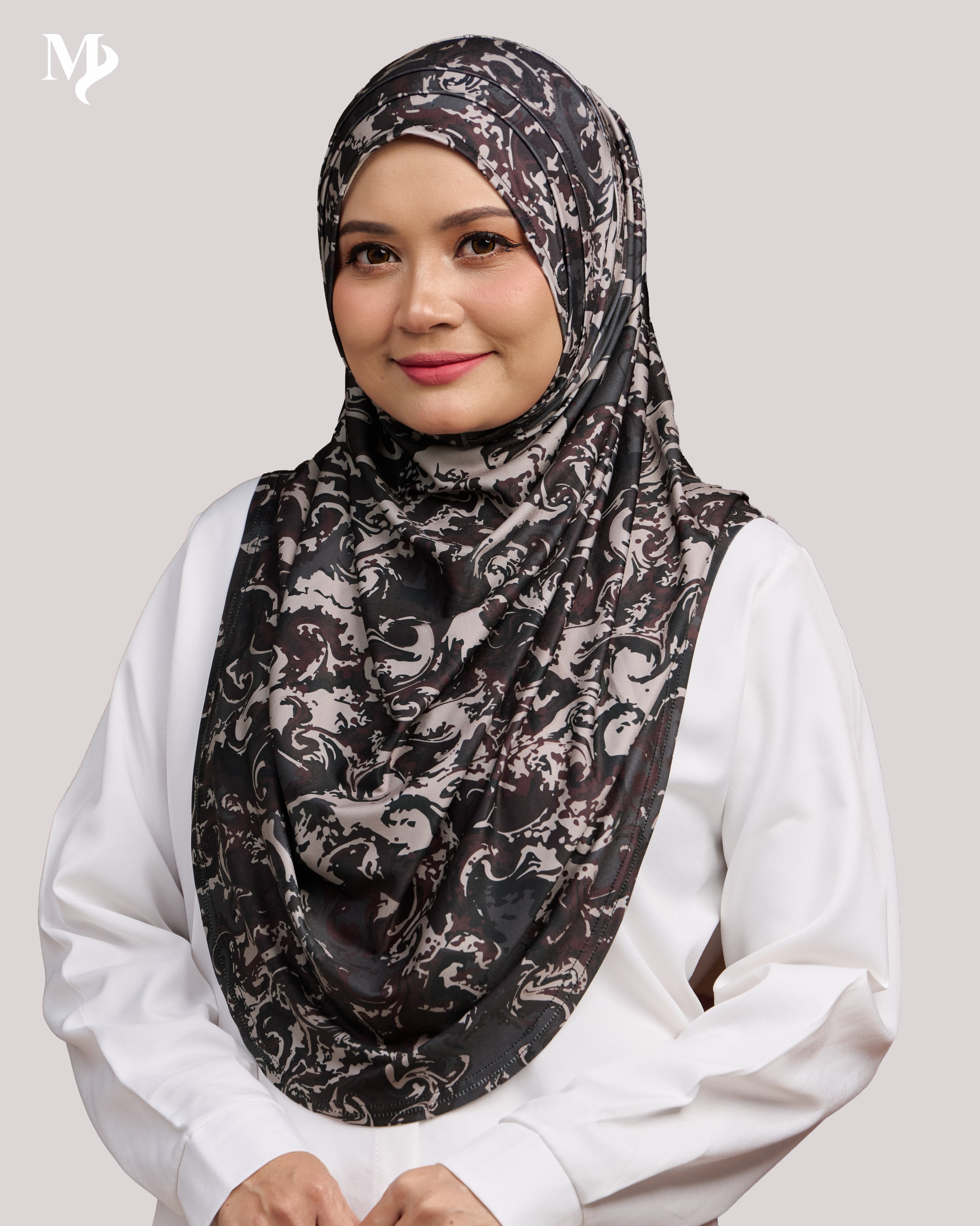 ZARA PRINTED IN DARK MOCHA