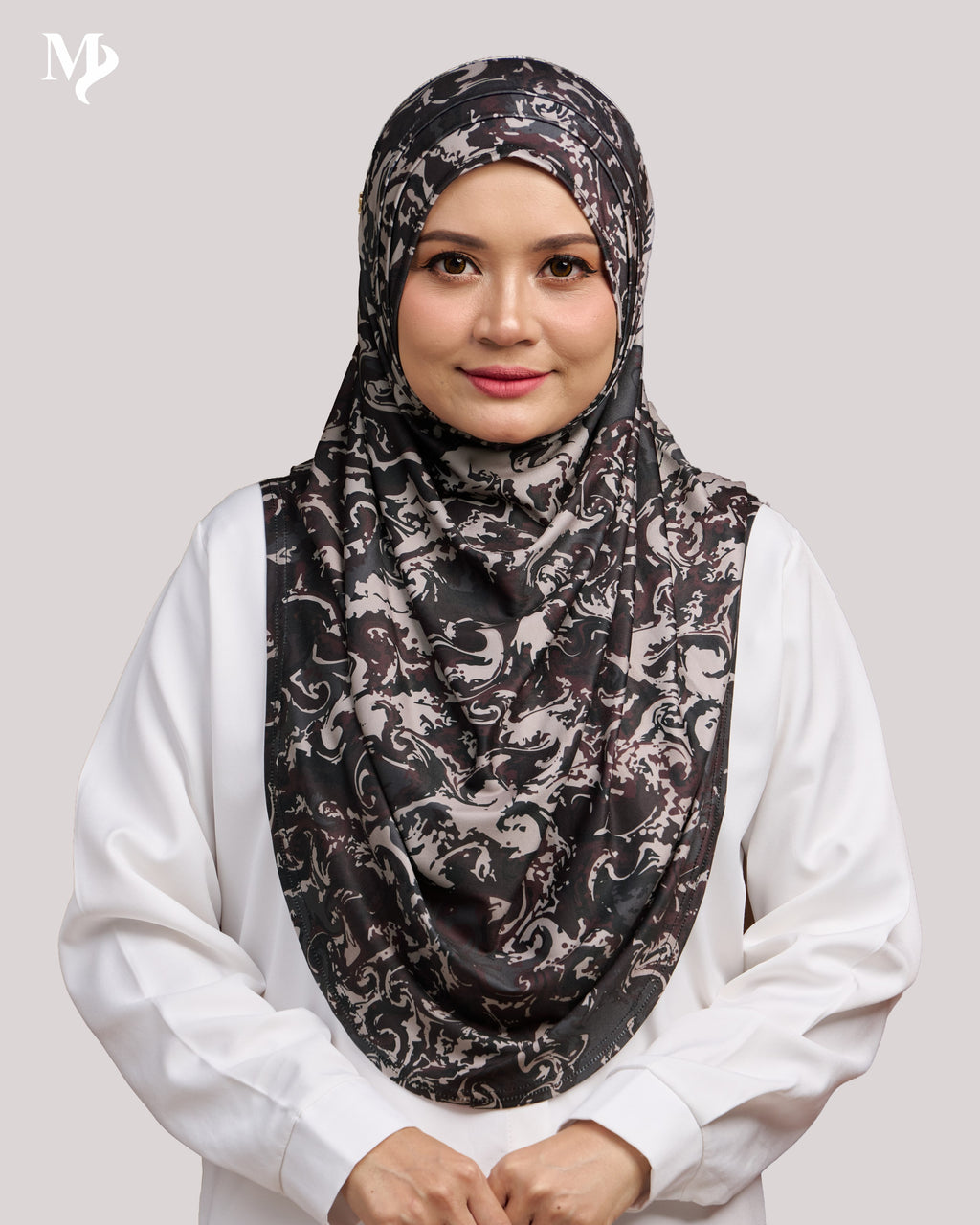 ZARA PRINTED IN DARK MOCHA
