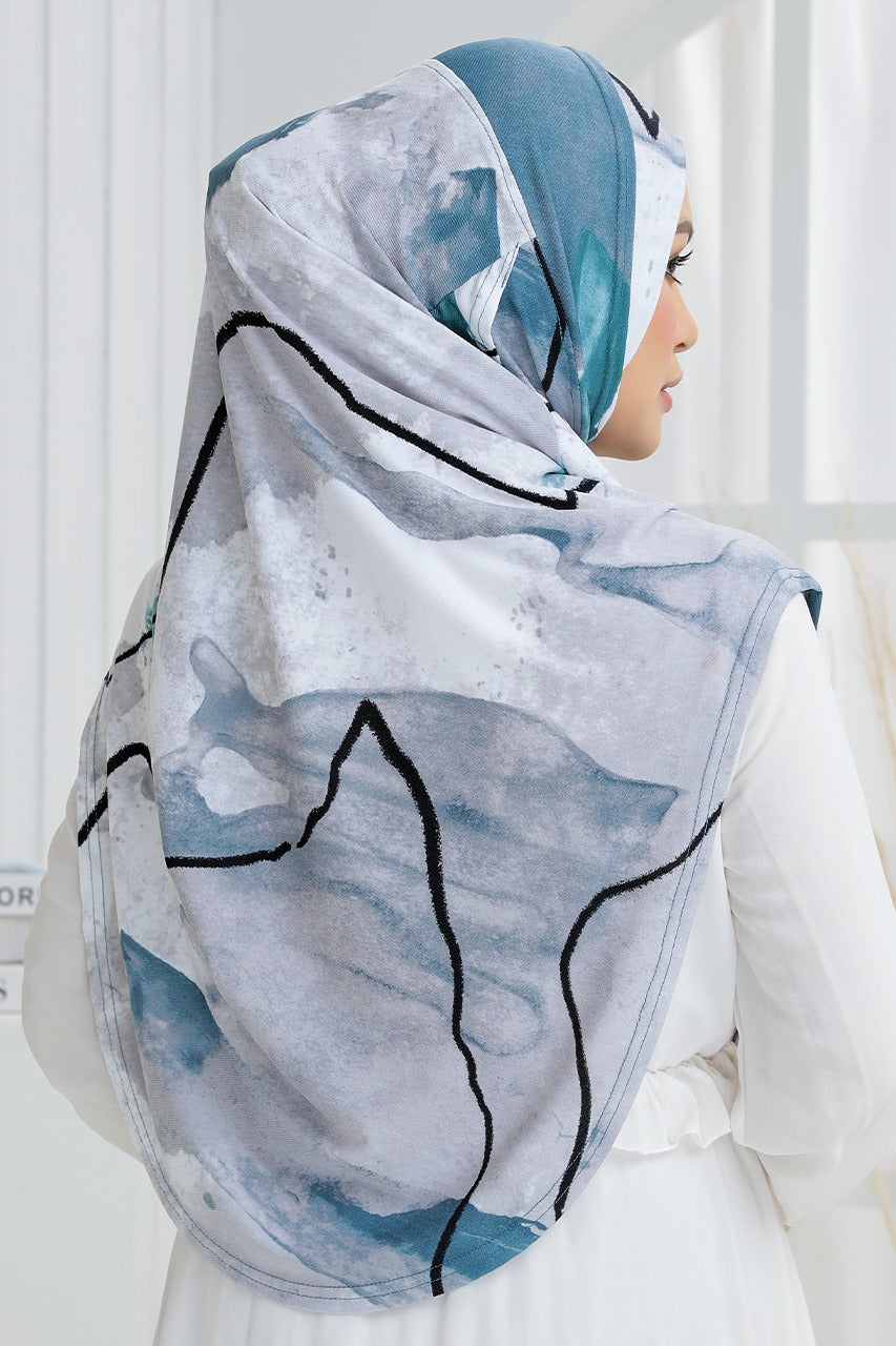 STELLA PRINTED IN DEEP ATLANTIC