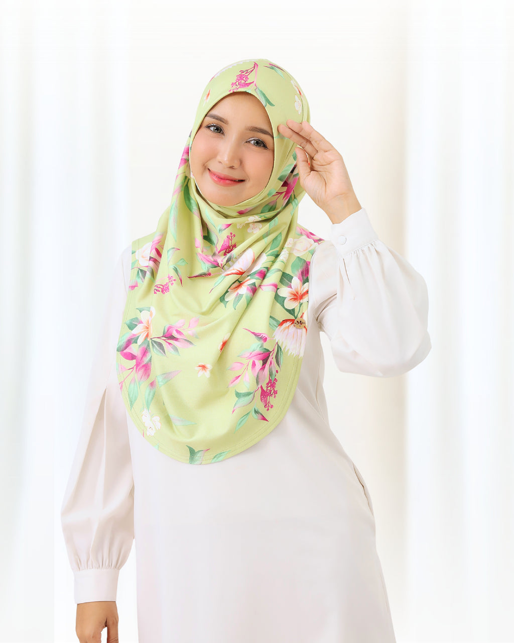 NUHA PRINTED IN MINT GREEN