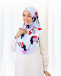 NUHA PRINTED IN LOUD BLUE
