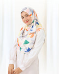 NUHA PRINTED IN LOUD YELLOW