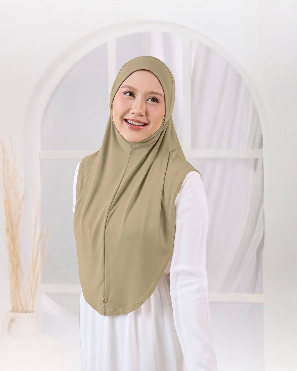 AFYA HIJAB IN BUTTERNUT