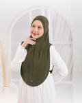 AFYA HIJAB IN DARK OLIVE