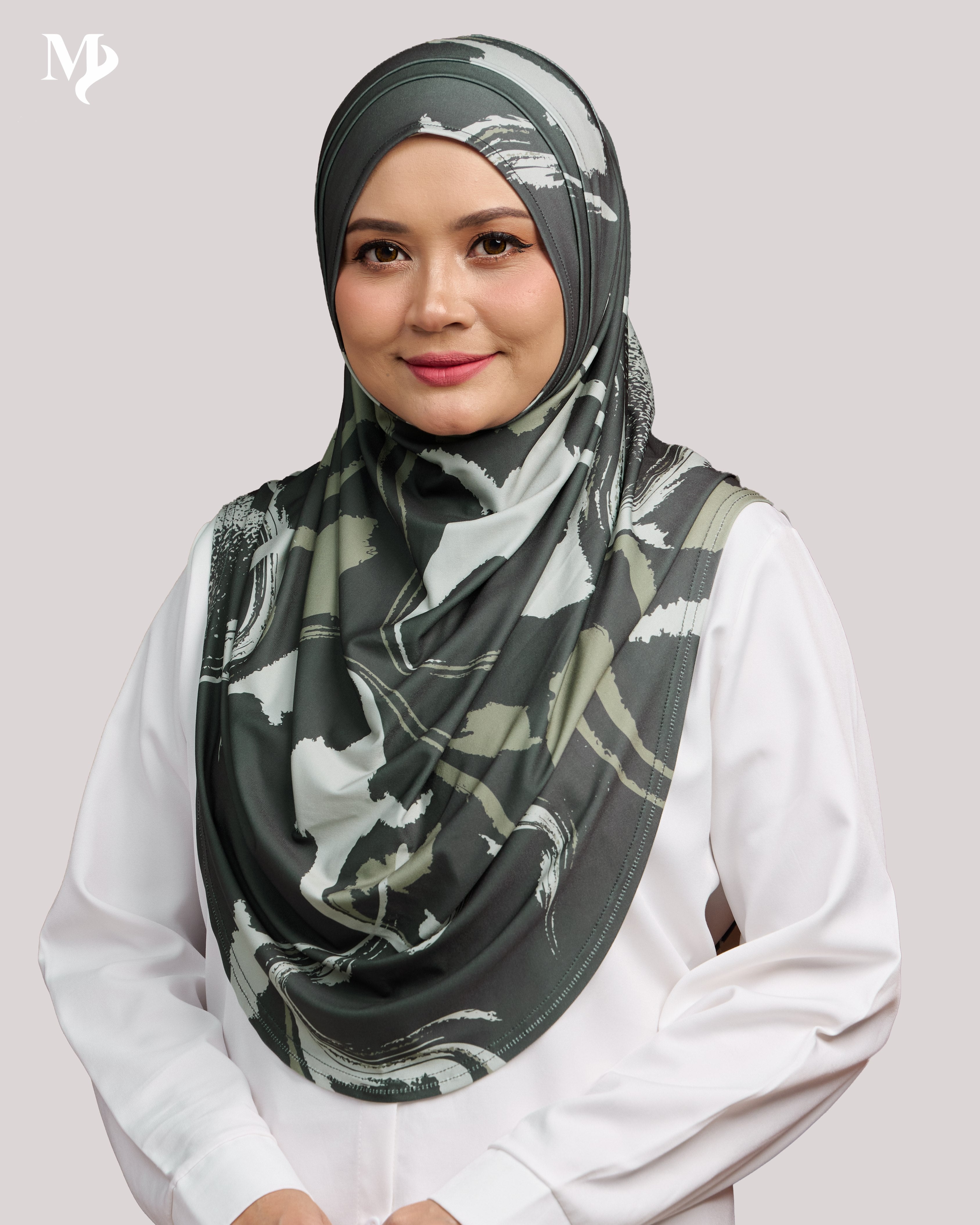 ZARA PRINTED IN GREEN SMOKE