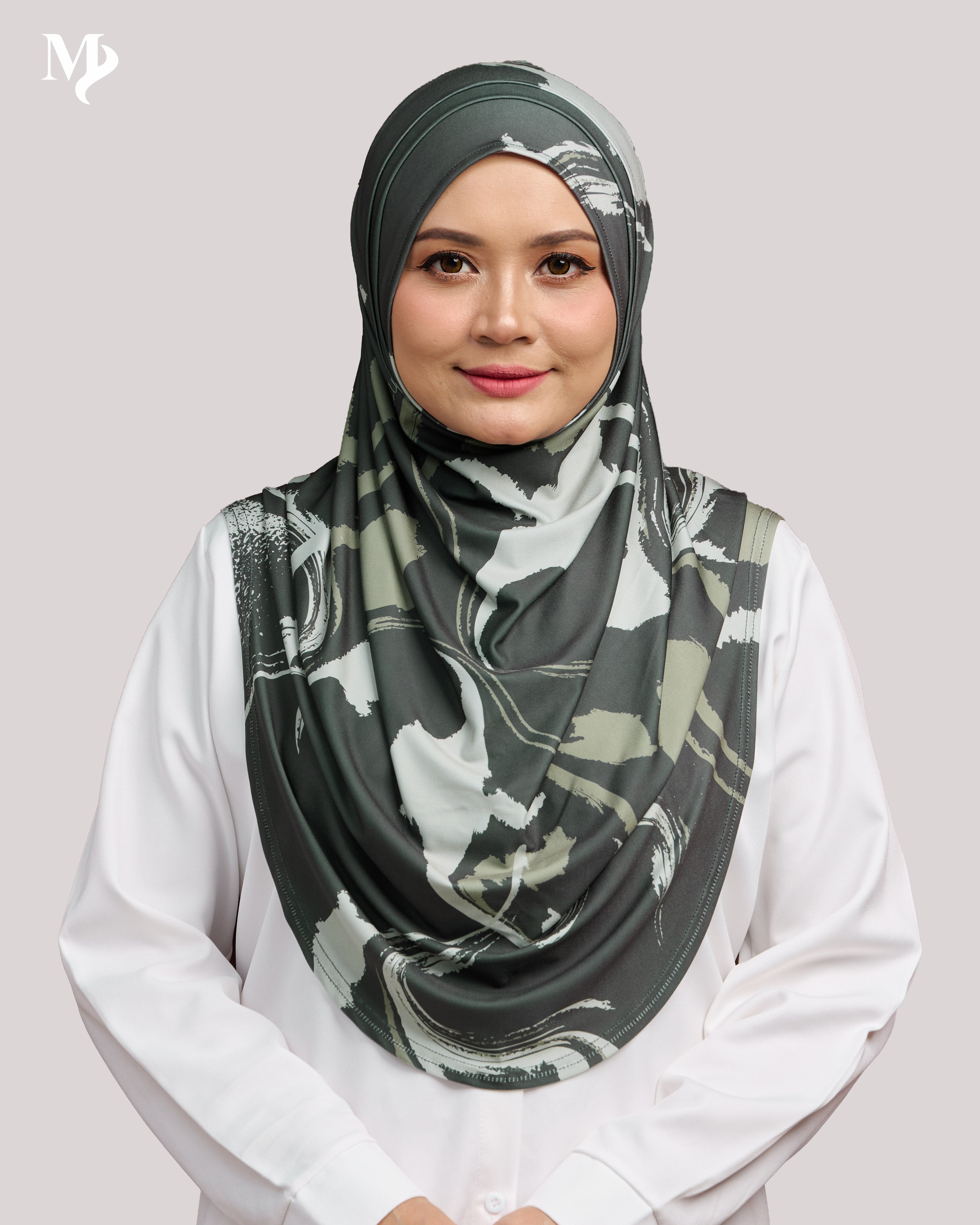 ZARA PRINTED IN GREEN SMOKE