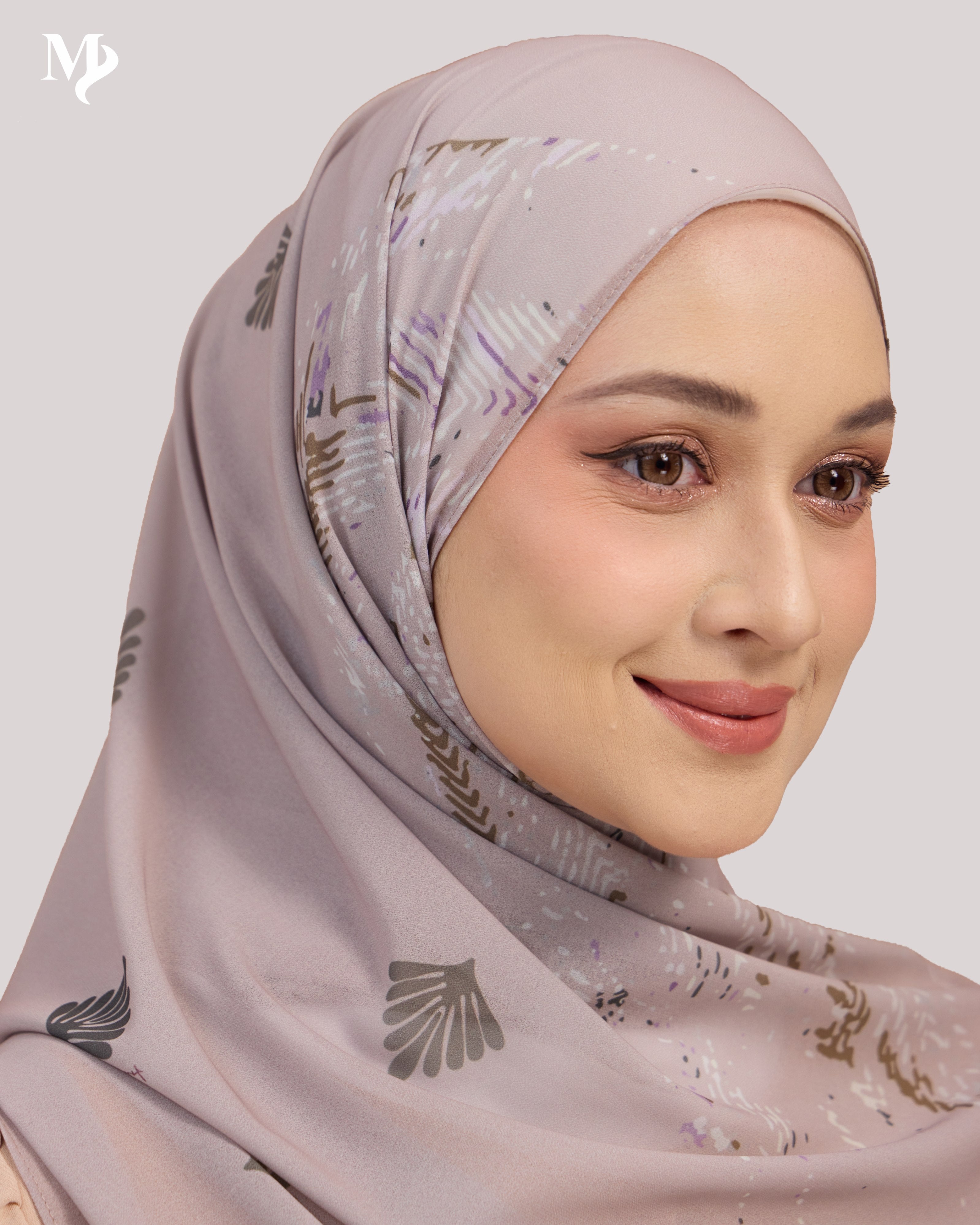 DALILA SHAWL IN HEATHER SHELL