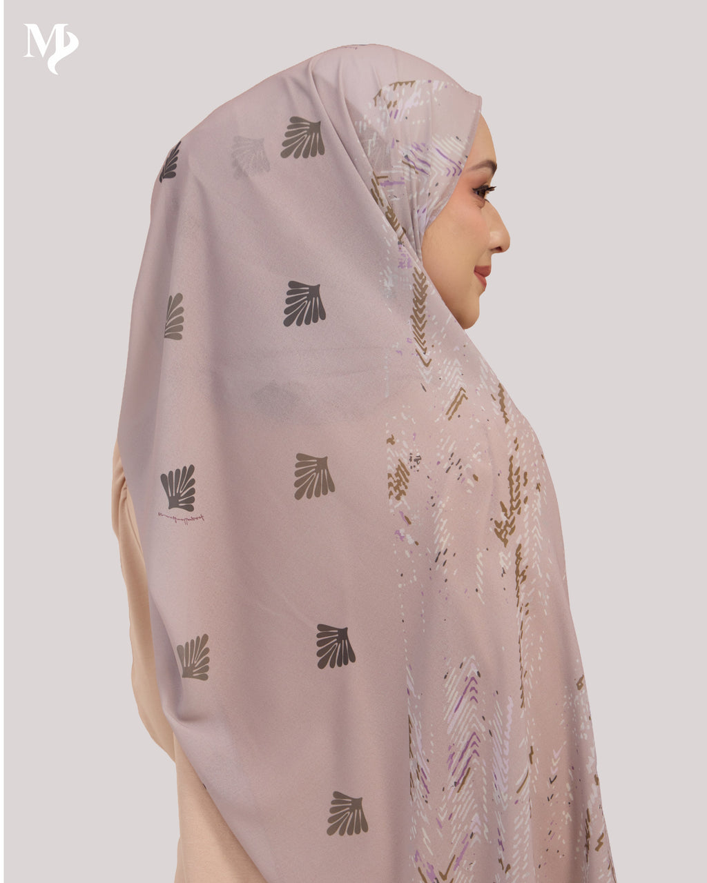 DALILA SHAWL IN HEATHER SHELL