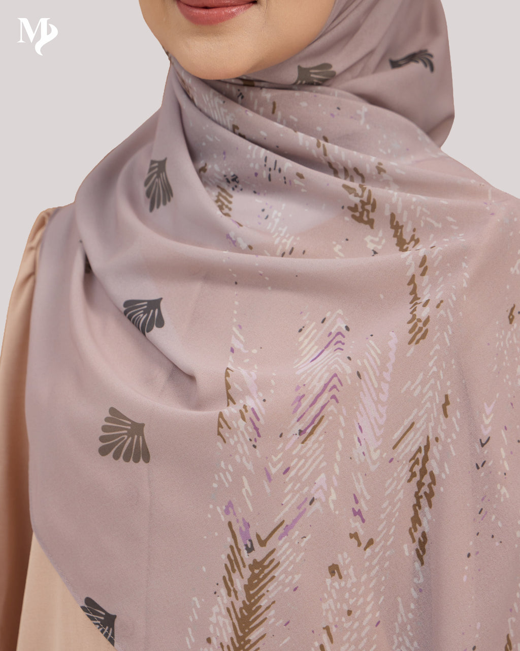 DALILA SHAWL IN HEATHER SHELL