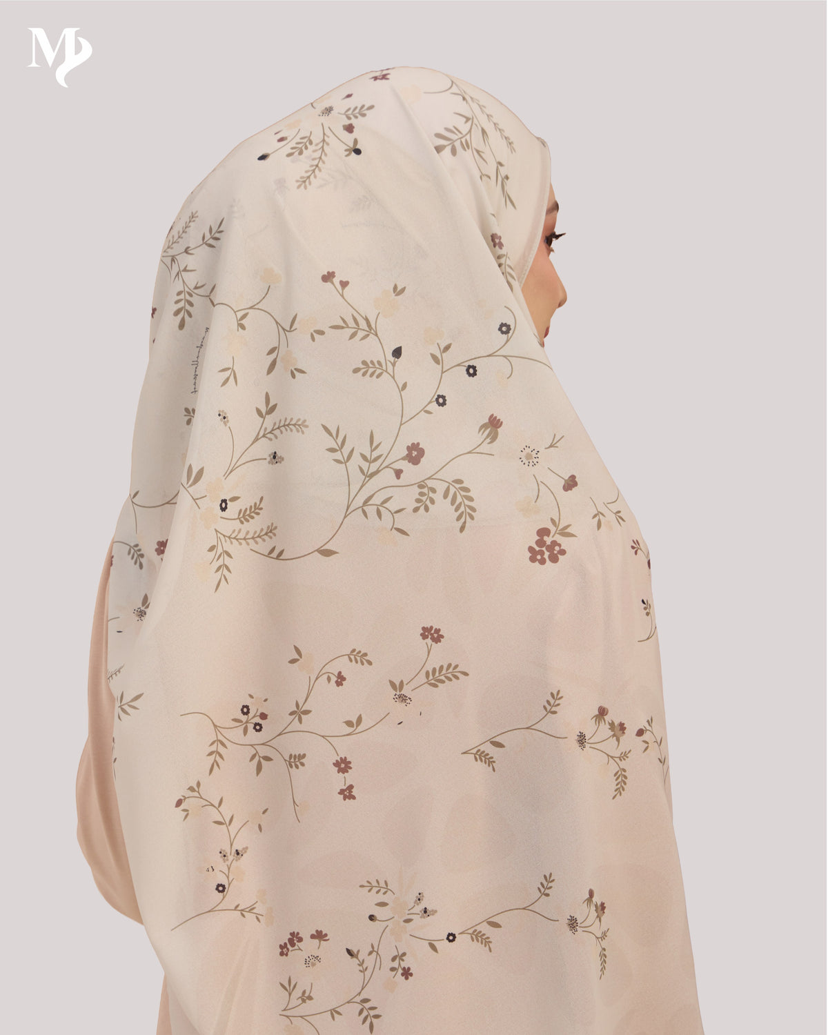 DALILA SHAWL IN IVORY VINE