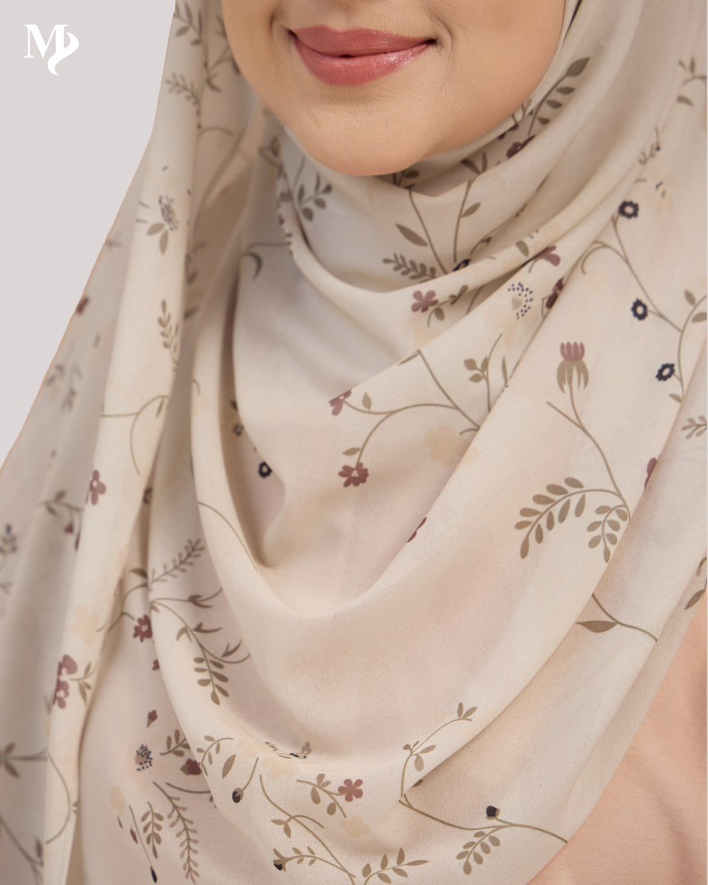 DALILA SHAWL IN IVORY VINE