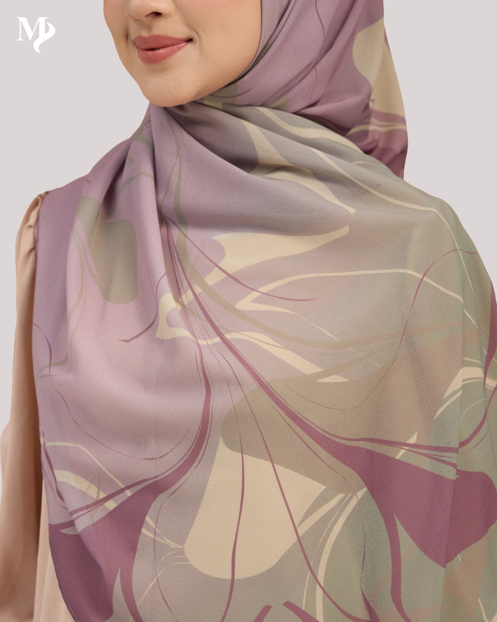 DALILA SHAWL IN LAVENDER MARBLE