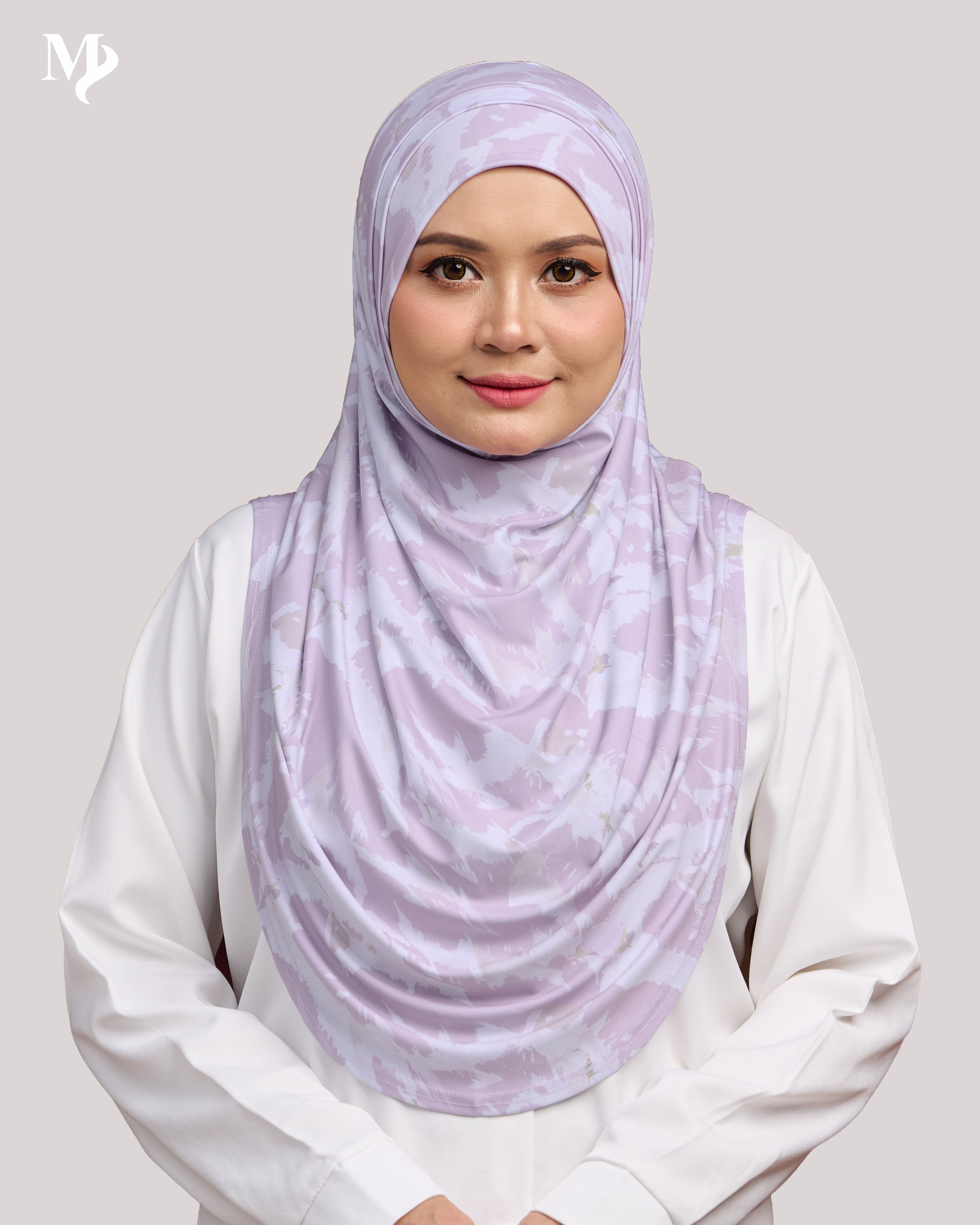 ZARA PRINTED IN LILAC MARBLE