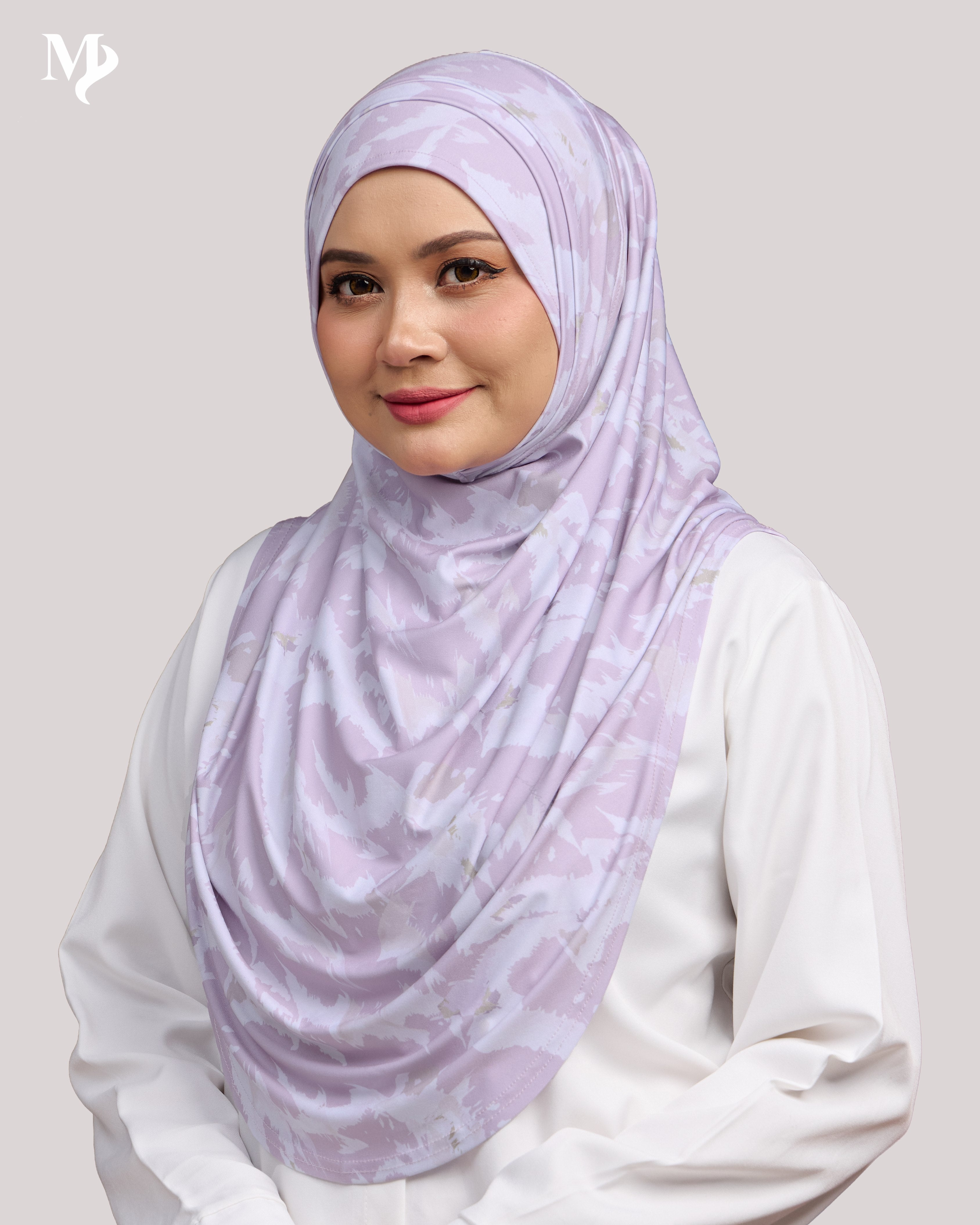ZARA PRINTED IN LILAC MARBLE