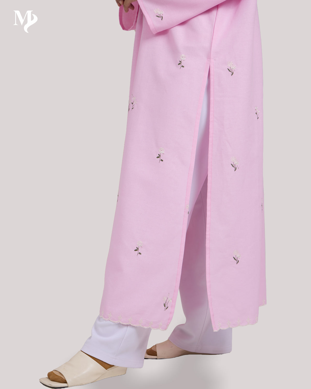 LAYLA LONG DRESS IN LOTUS PINK