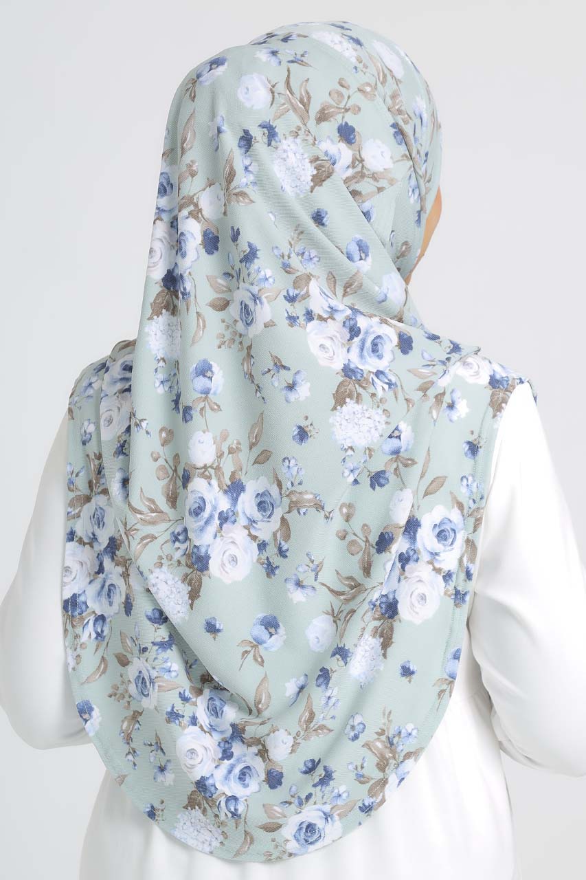 STELLA PRINTED IN MILKY GREEN