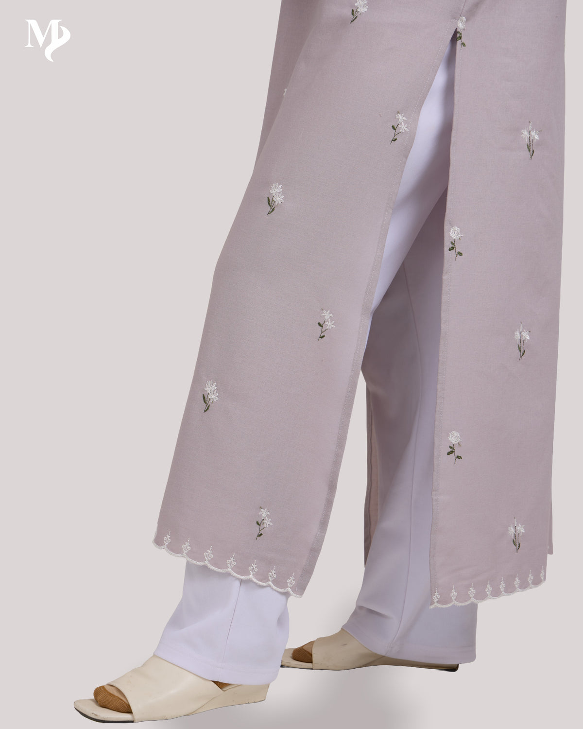 LAYLA LONG DRESS IN PINK ASH