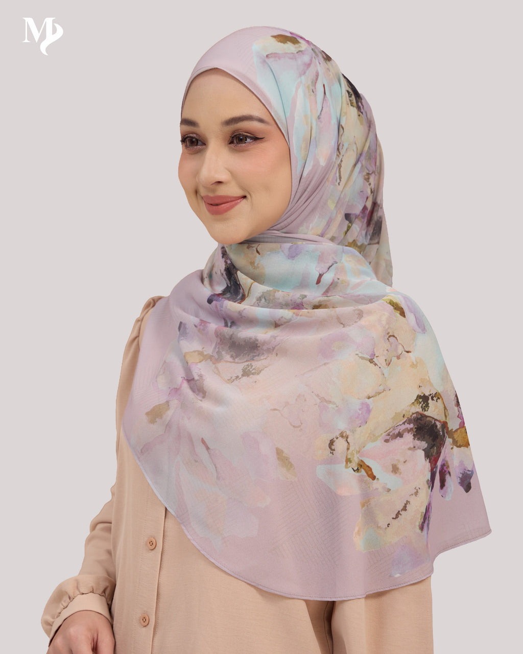 DALILA SHAWL IN PINK PEONY