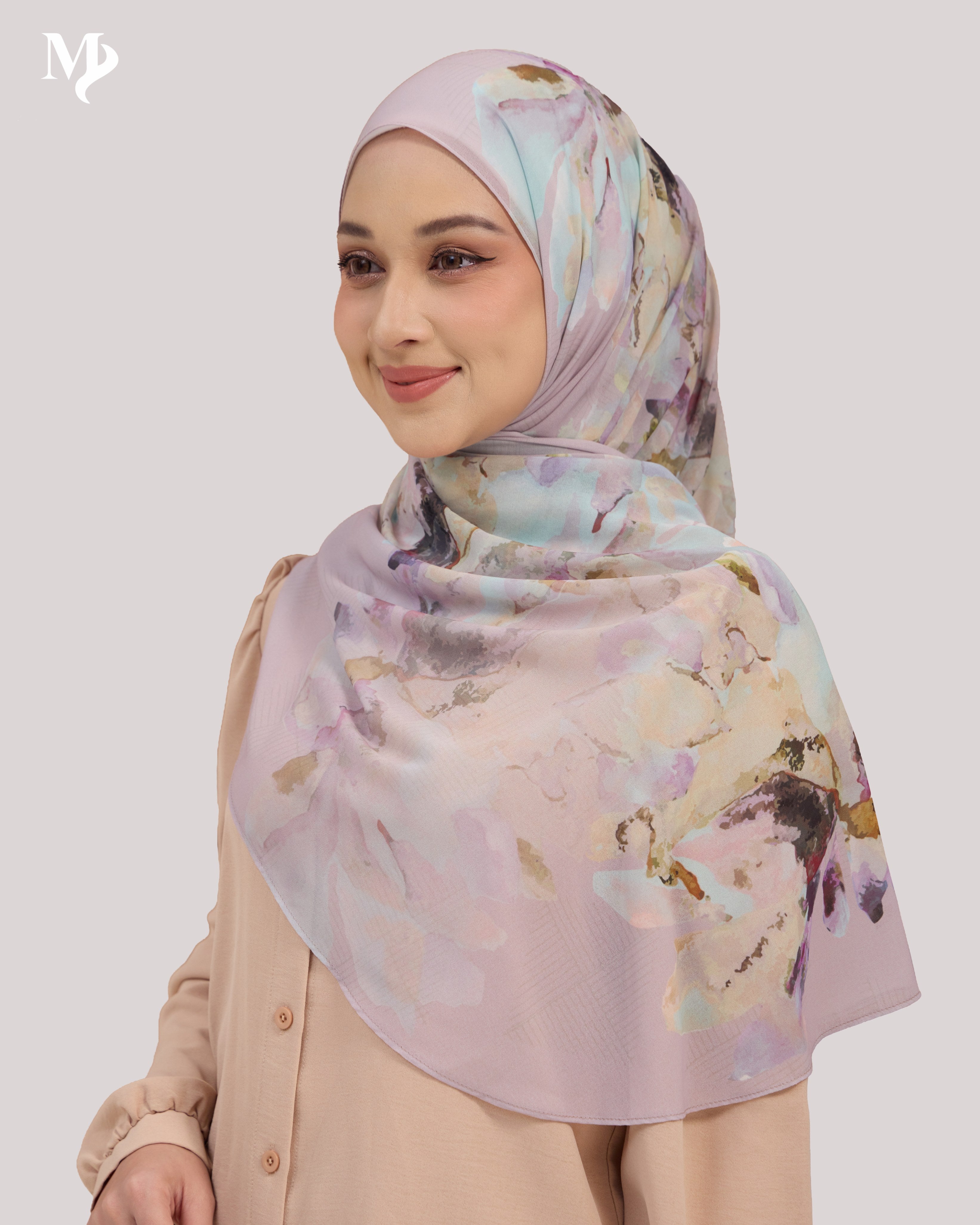 DALILA SHAWL IN PINK PEONY