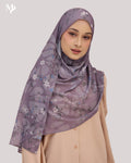 DALILA SHAWL IN PURPLE VINE