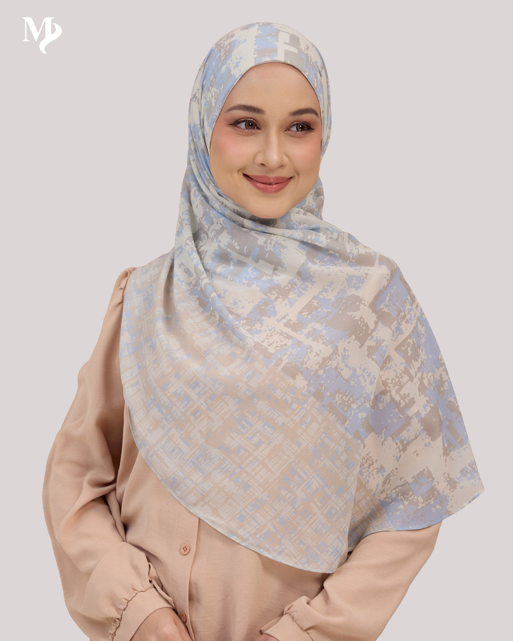 DALILA SHAWL IN SKY MOSAIC
