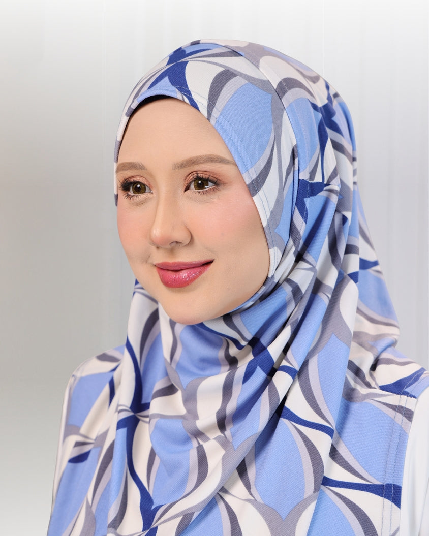 SHIYA HIJAB IN STEEL BLUE