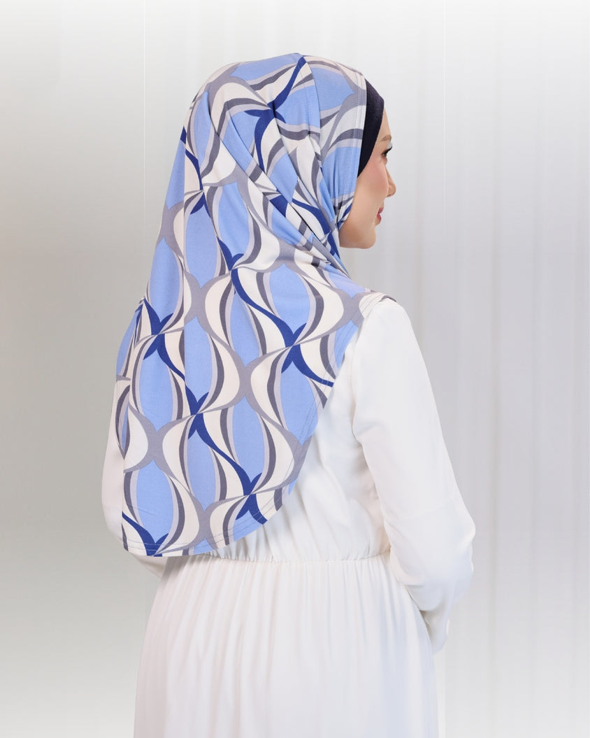 SHIYA HIJAB IN STEEL BLUE
