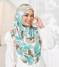 STELLA PRINTED IN AQUA PEARL