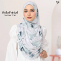 STELLA PRINTED IN SNOW TEAL