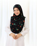 NUHA PRINTED IN SWEET BLACK