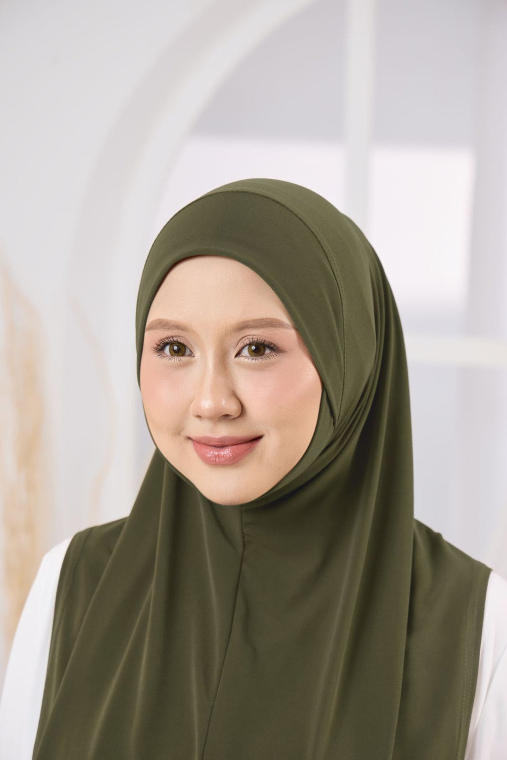 AFYA HIJAB IN DARK OLIVE